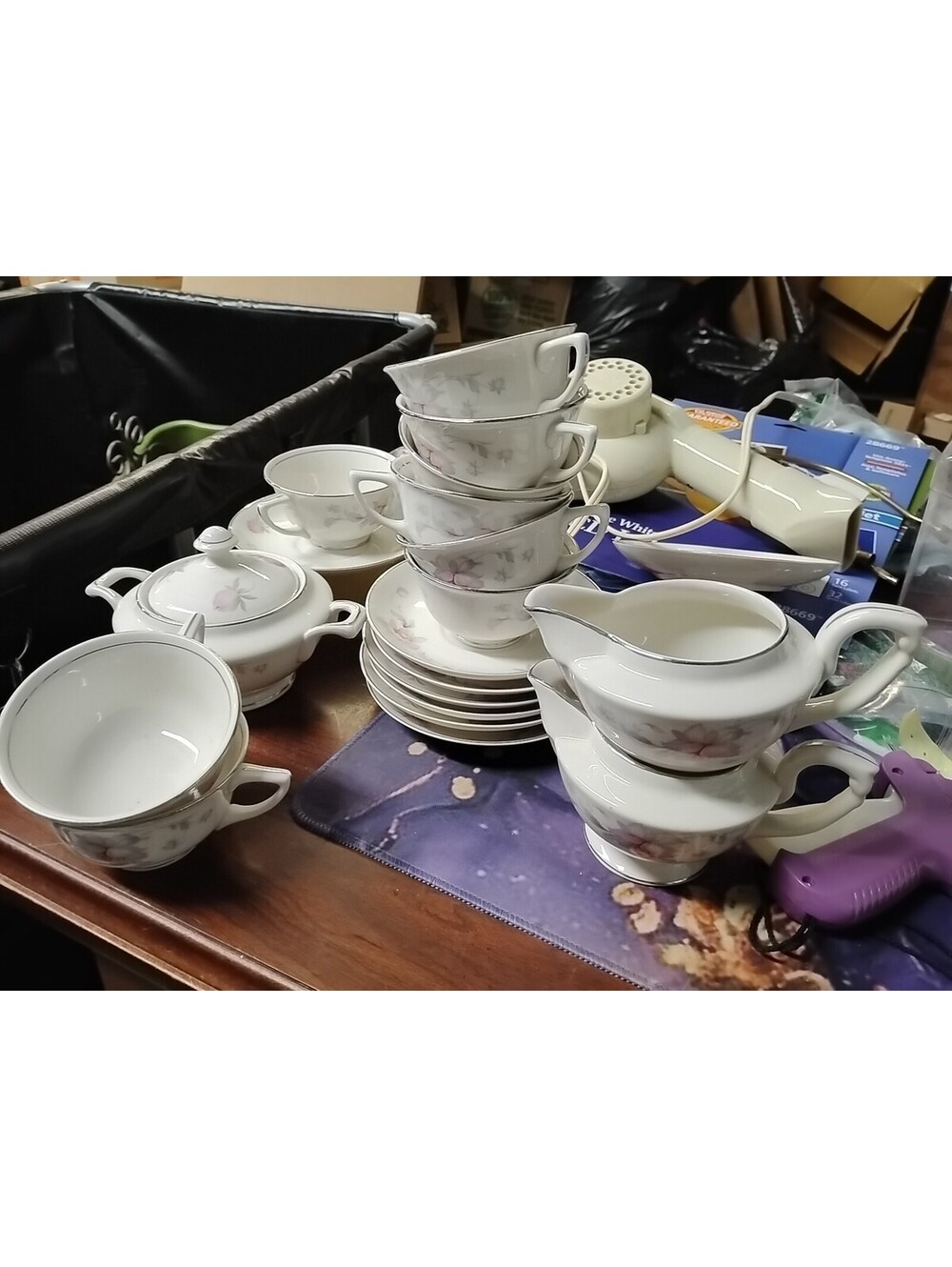Warwick Silver Moon China Platinum Trim Replacements 1 Piece